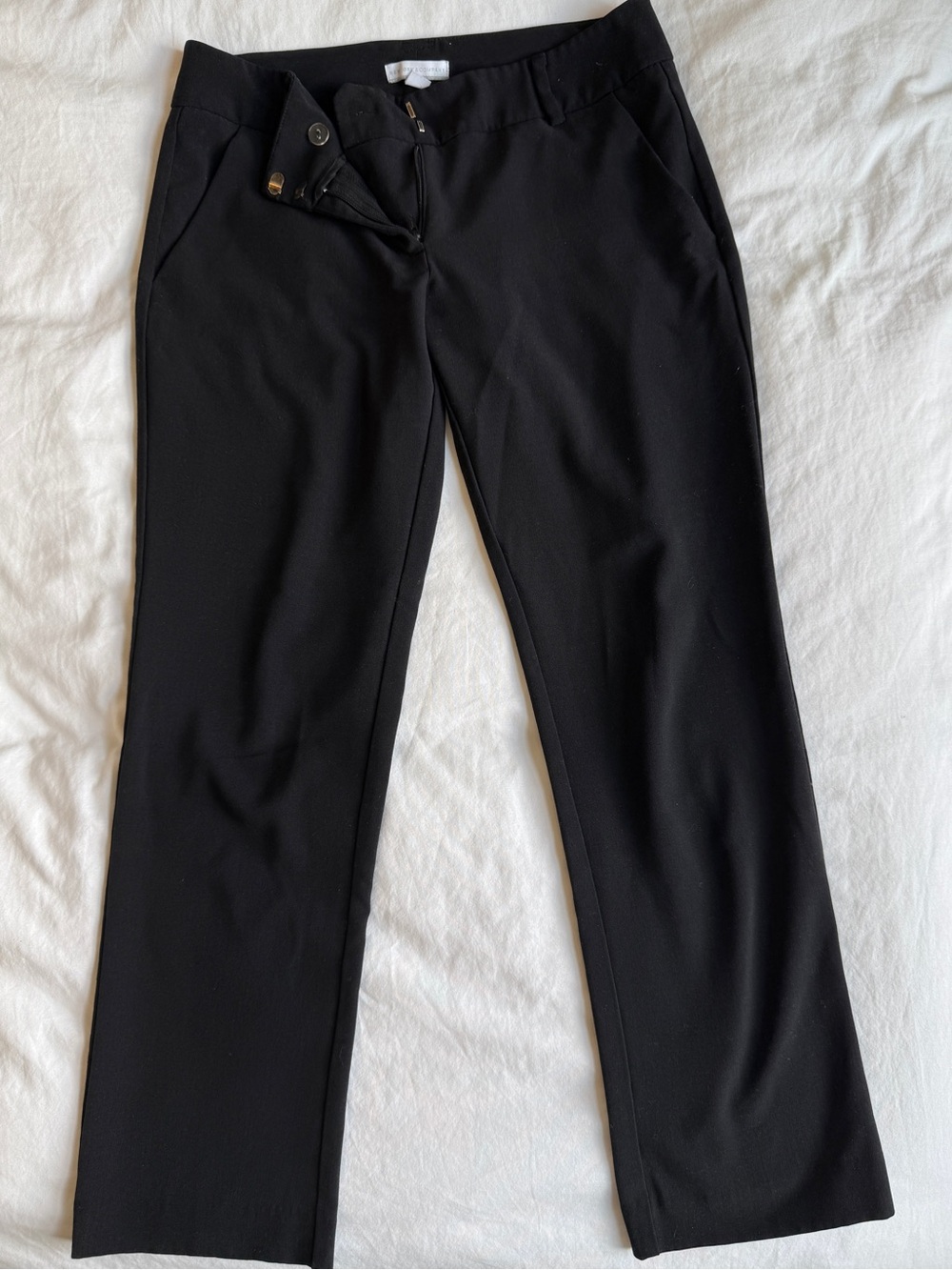 New York & Company Crop Dress Pants | Black | Size 2 (Fits Like Size 6)